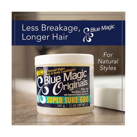 Achieve Thicker Hair with Blue Magic Originala Super Sure Grow